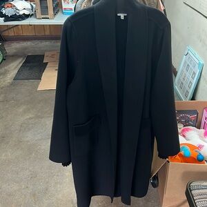 Splendid winter open front jacket with sweater sleeves